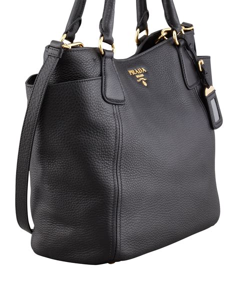 prada bag black tote|Prada large tote bag black.